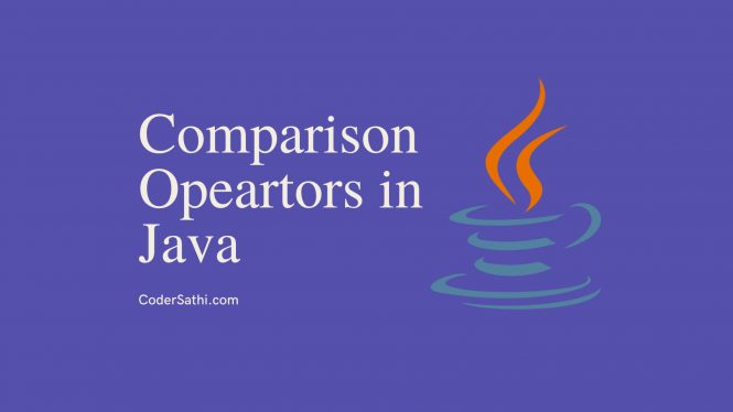 Comparison Operators in Java