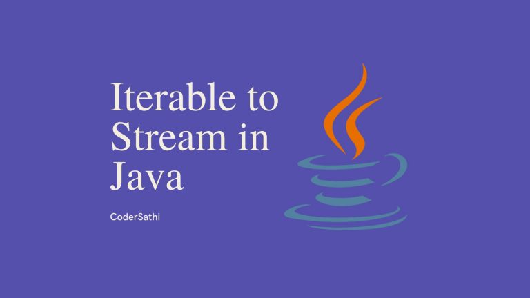 Iterable to Stream in Java