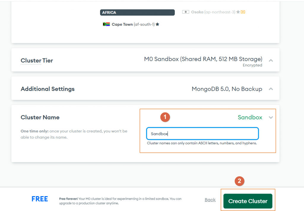 Create Cluster In MongoDB Atlas Image 15