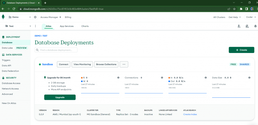 Create Cluster In MongoDB Atlas Image 21