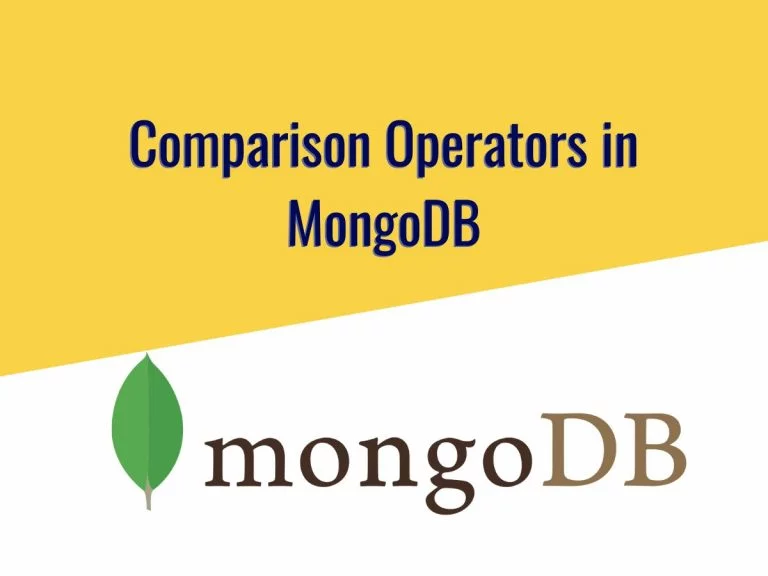 Comparison Operator in MongoDB