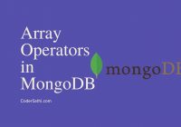 Array operator in MongoDB