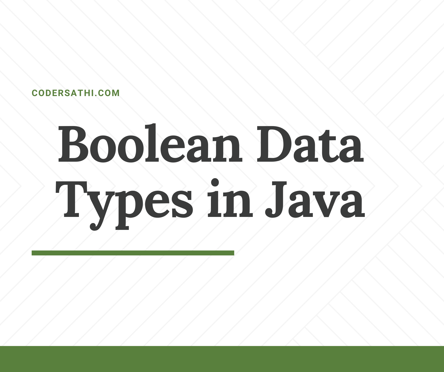 Boolean data types in java