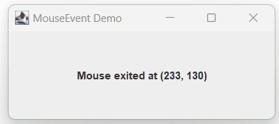 mouseevent demo
