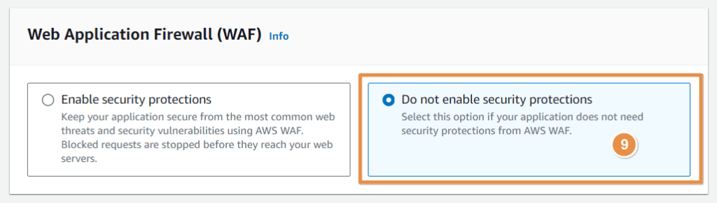web application firewall waf in cloudfront distribution aws