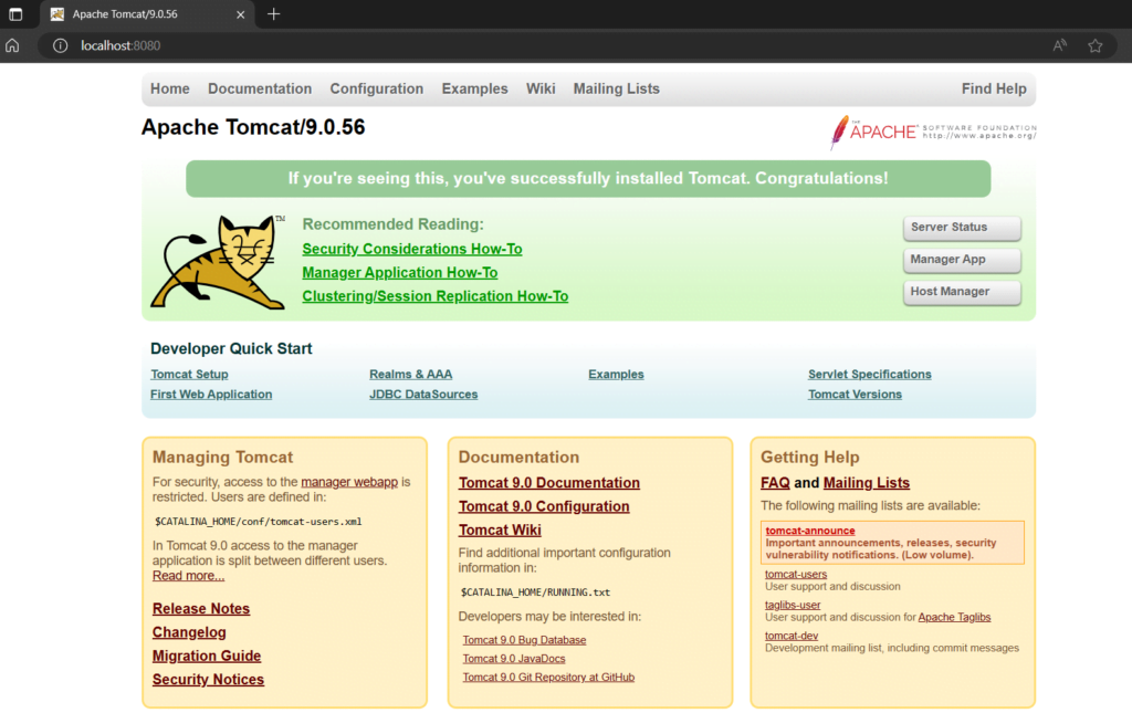 install tomcat