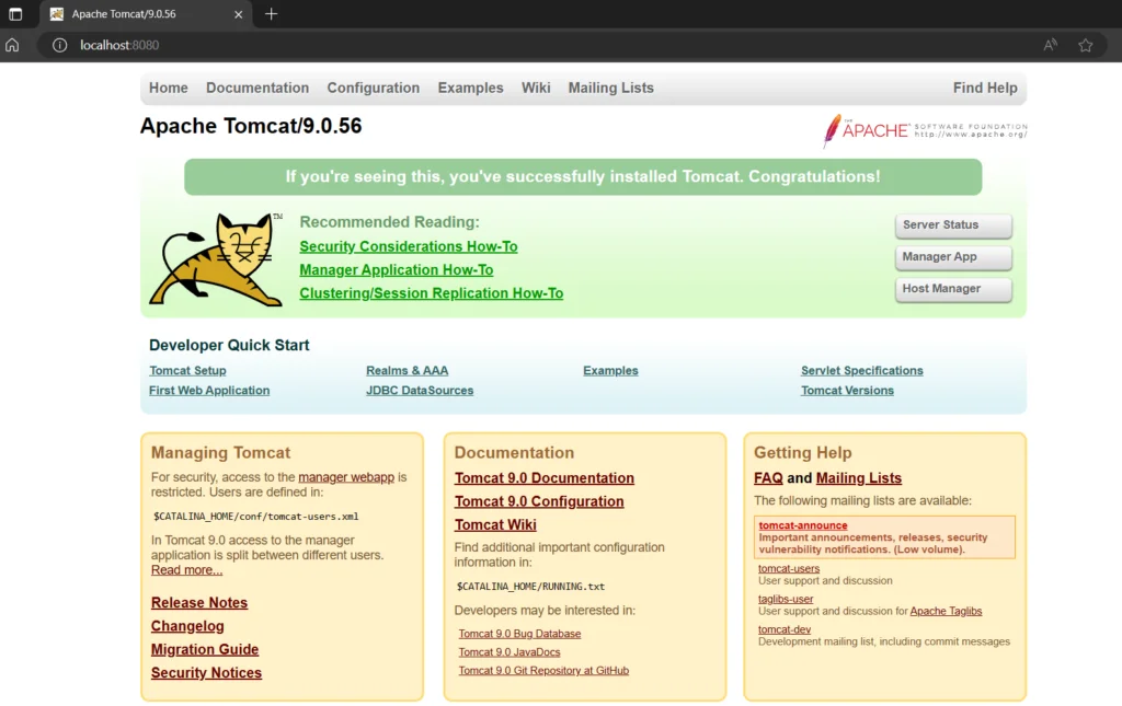 install tomcat