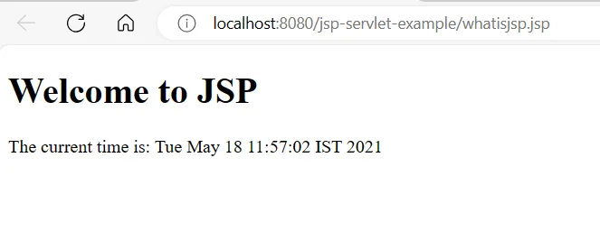 jsp in java