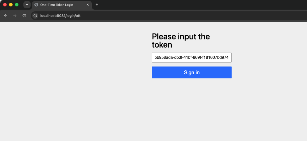 How to implement Passwordless Authentication in Spring Boot: A Step-by-Step Guide 2 one time login token spring security